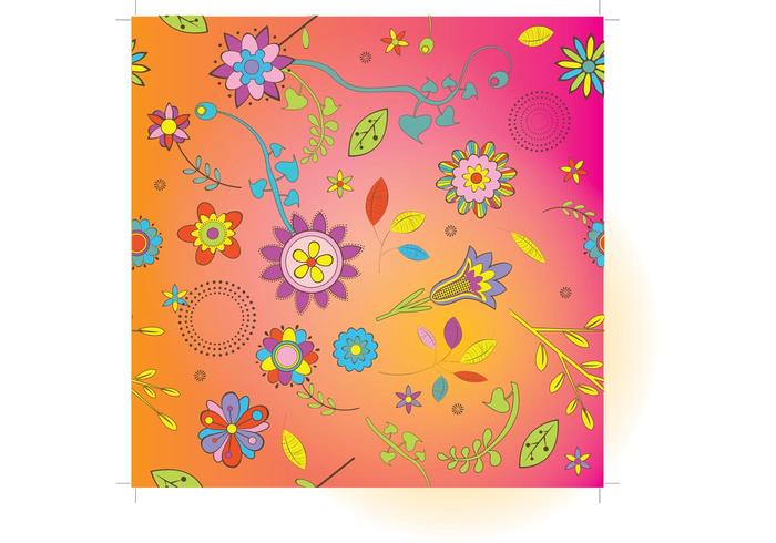 Flowers Background Vector Flowers Background Vector