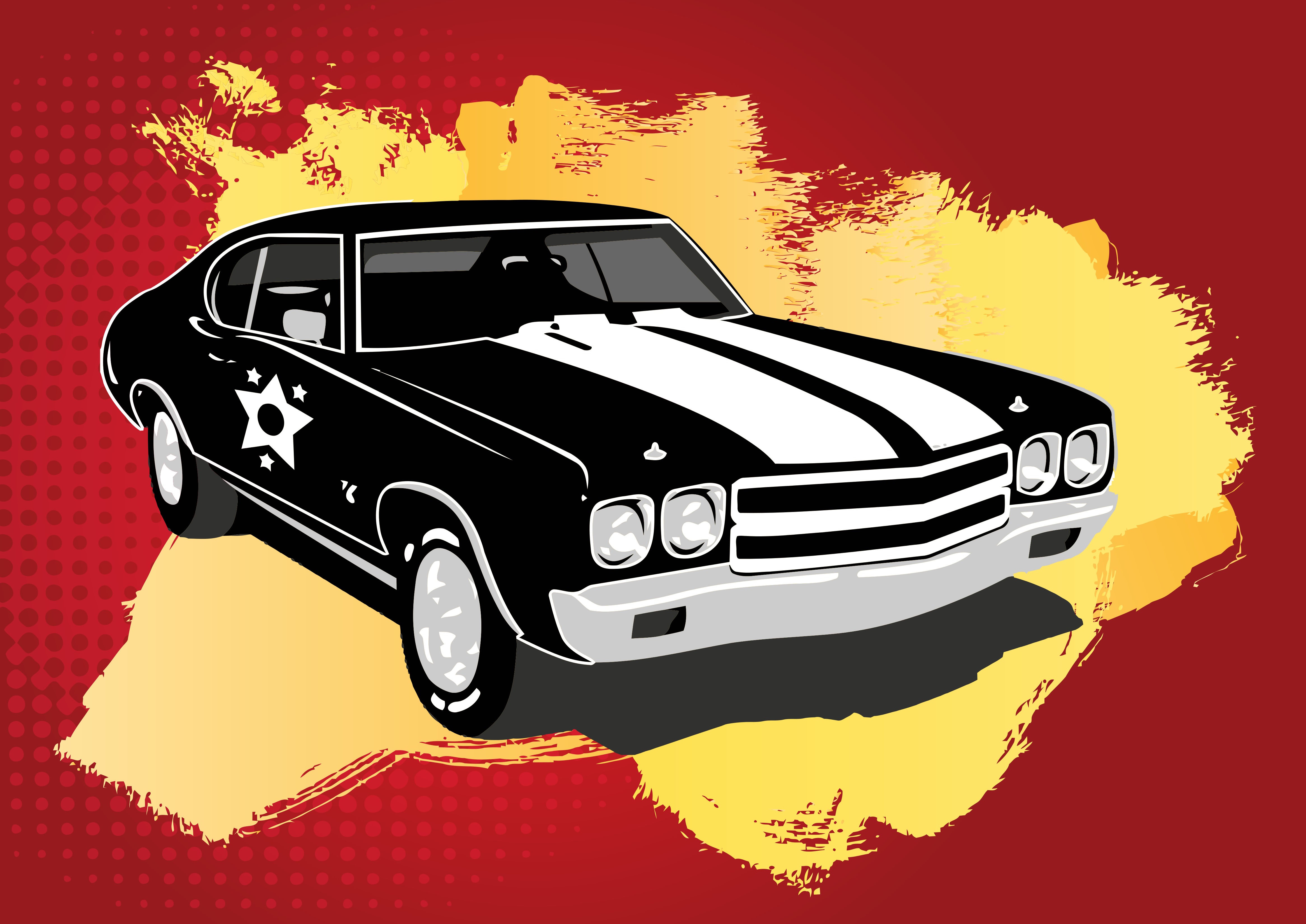 Muscle Car Svg