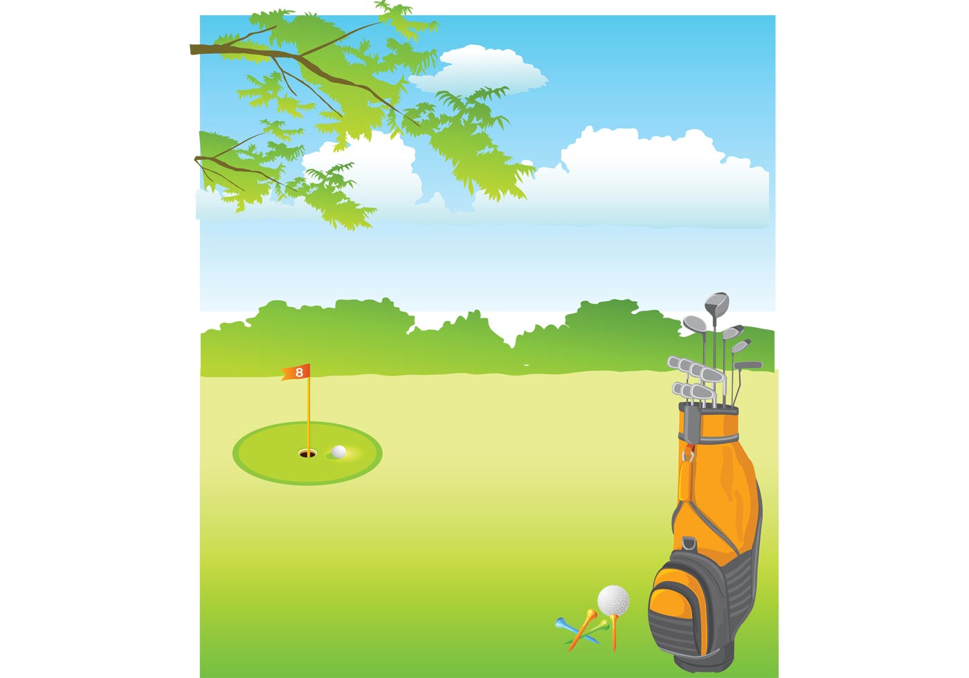 Download Golf Vector - Download Free Vector Art, Stock Graphics & Images