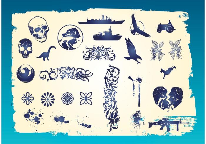 Grunge Vector Clip Art Grunge Vector Clip Art