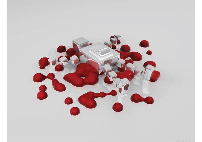 Blood Shapes Wallpaper Blood Shapes Wallpaper