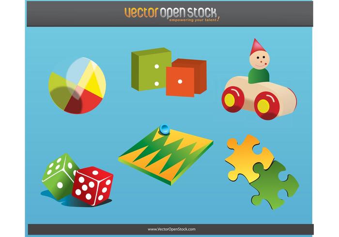 Vintage Toys Vector Vintage Toys Vector