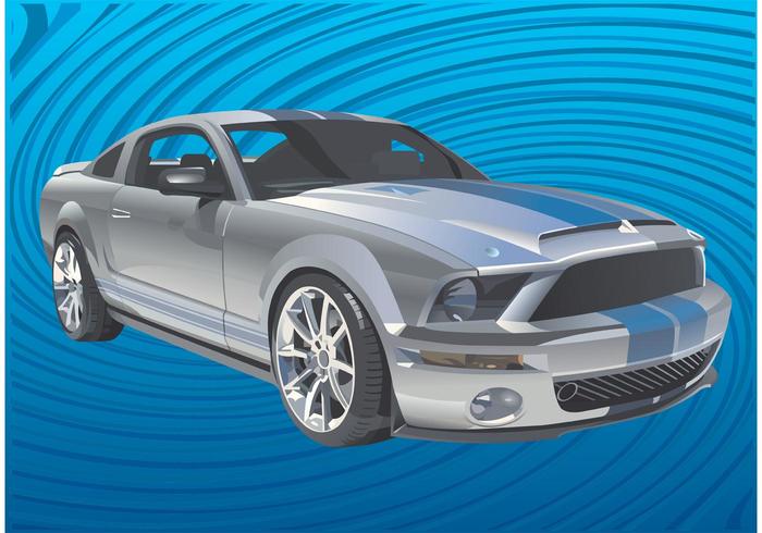 Vector de coche mustang