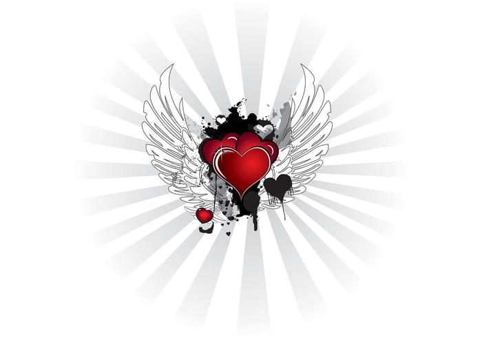 Grunge Valentine Hearts Grunge Valentine Hearts
