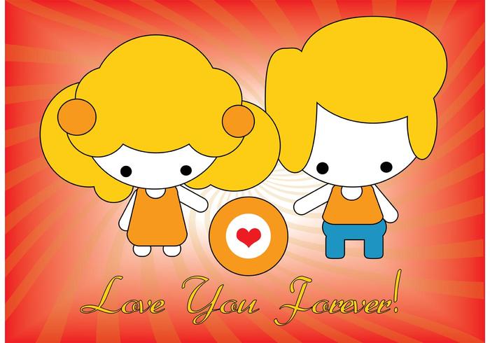 Vector Love Card Vector Love Card