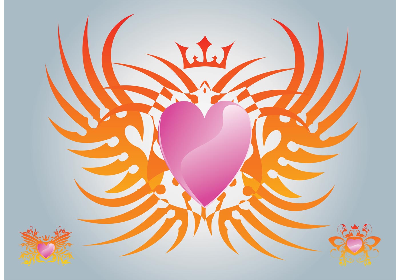 Download Free Heart Vector Graphics - Download Free Vector Art ...