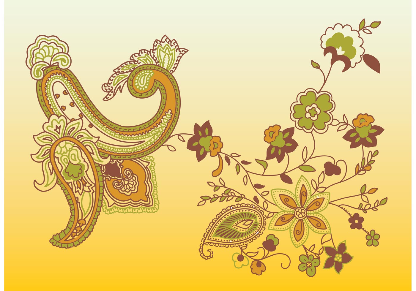 Download Paisley Vector - Download Free Vector Art, Stock Graphics ...