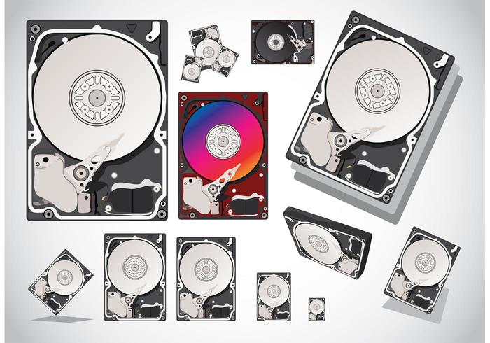 Hard Disk Vectors Hard Disk Vectors