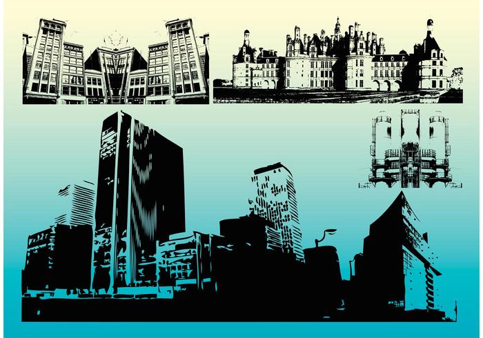 Building Background Vectors Building Background Vectors