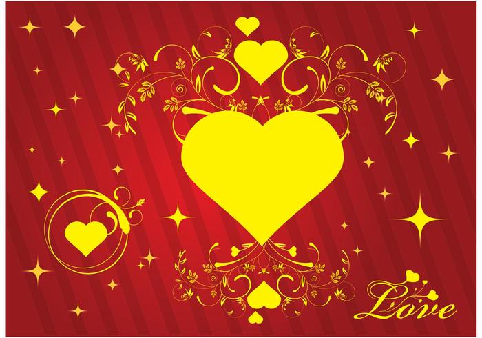 Love Card Vector Love Card Vector