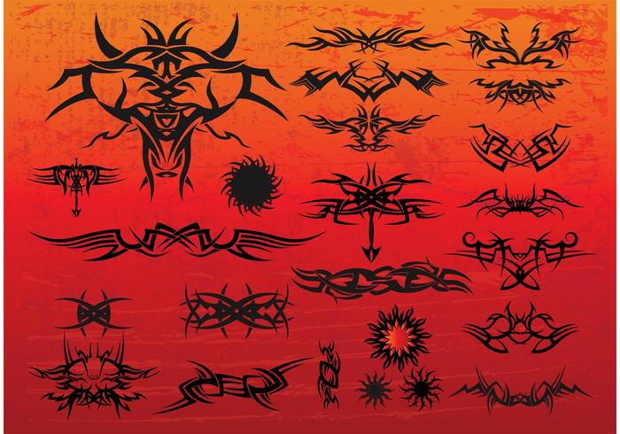 Free Tribal Tattoo Vectors Free Tribal Tattoo Vectors