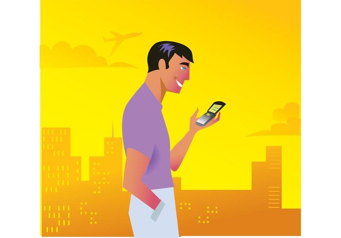Calling Man Cartoon Calling Man Cartoon
