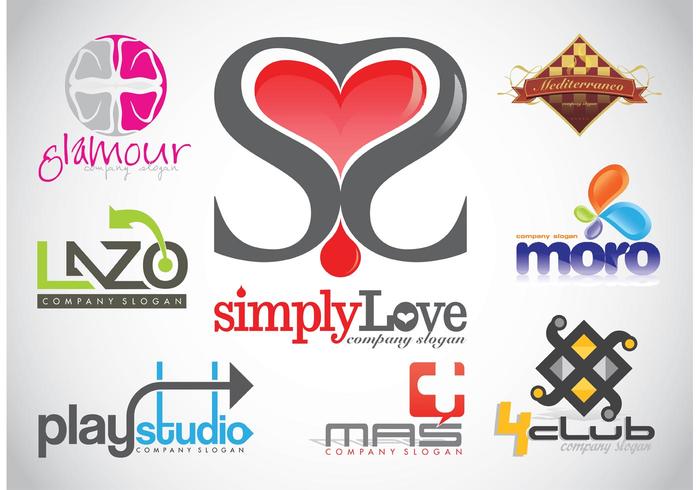 Logo Design Vector Footage