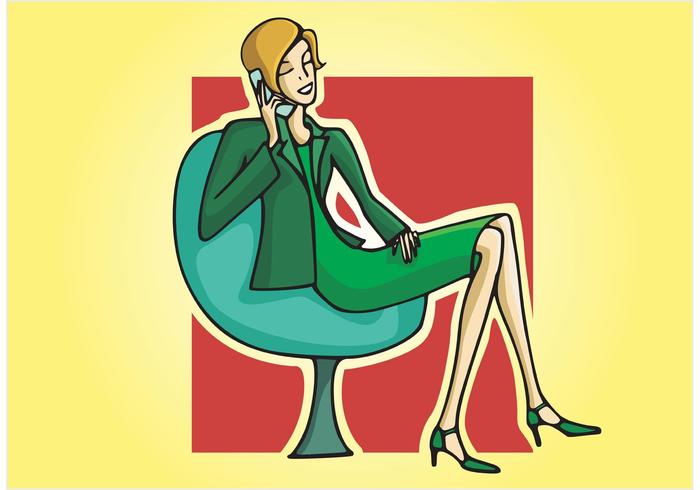 Secretary Vector Illustration Secretary Vector Illustration
