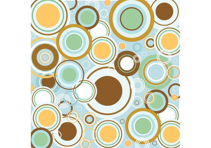 Retro Circles Vector Pattern Retro Circles Vector Pattern