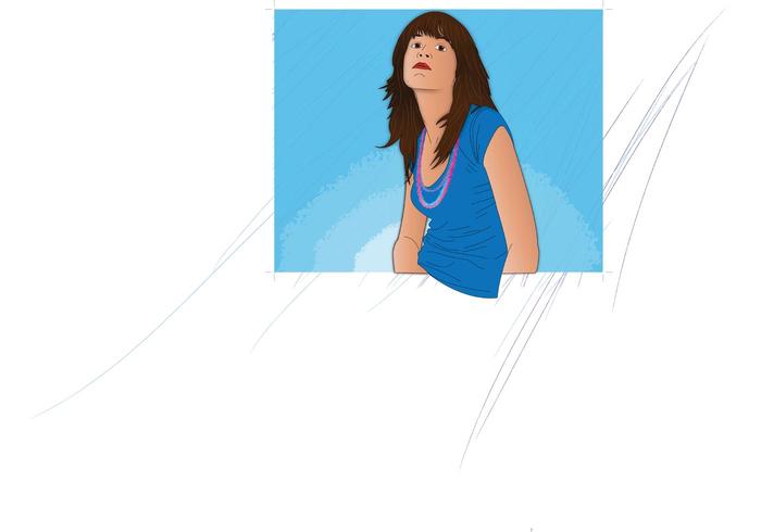 Vector Girl Portrait Vector Girl Portrait