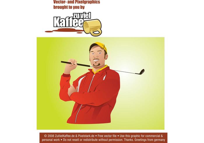 Golf Pro Vector Golf Pro Vector