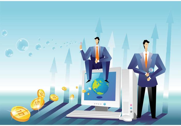 Business Man Vector Cartoon Business Man Vector Cartoon