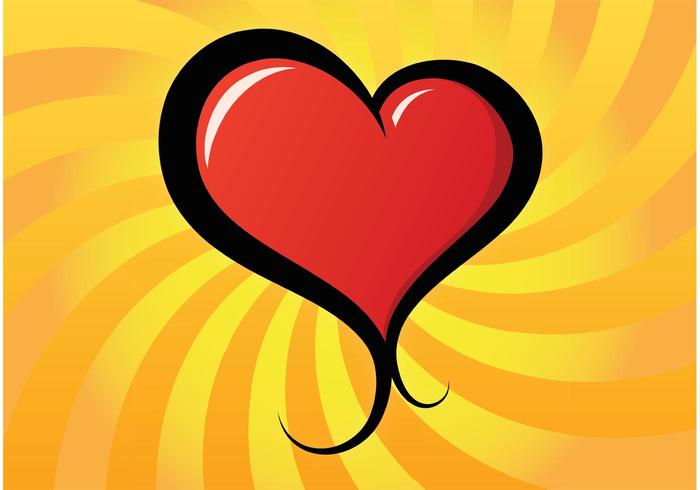 Lovely Heart Vector