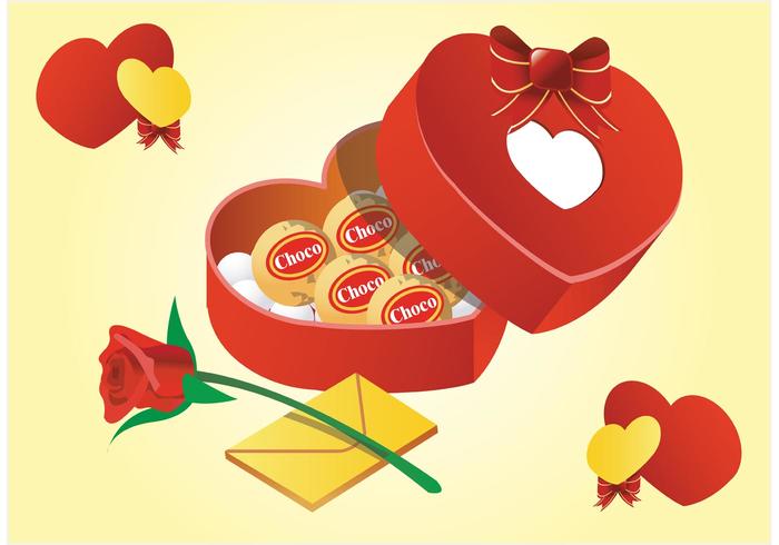 Valentine Gifts Vector