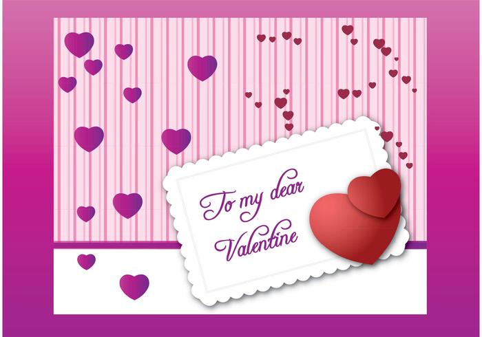 Valentine Letter Vector Valentine Letter Vector