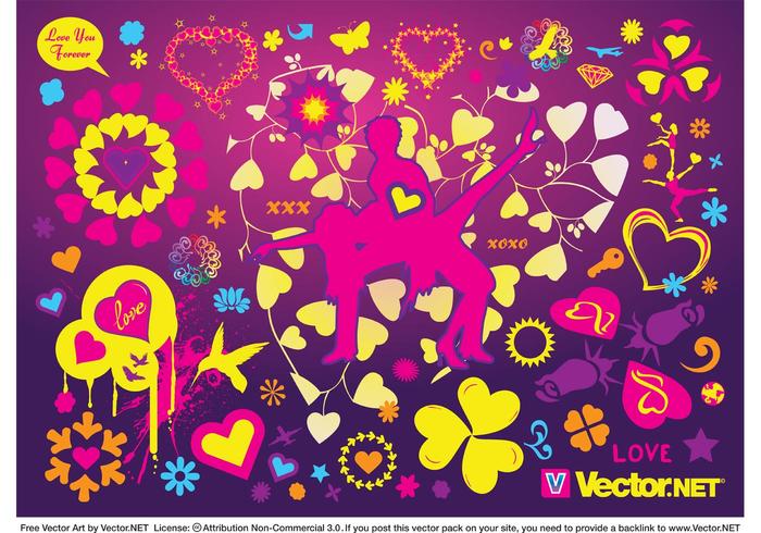 Cool Love Vectors