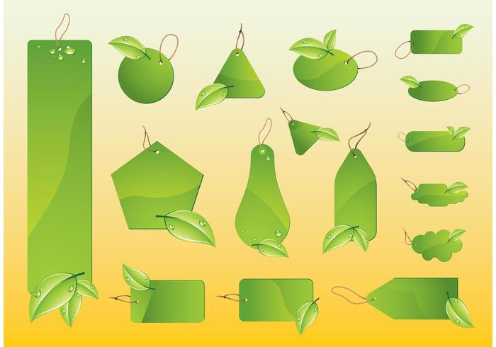 Eco Vector Labels Eco Vector Labels