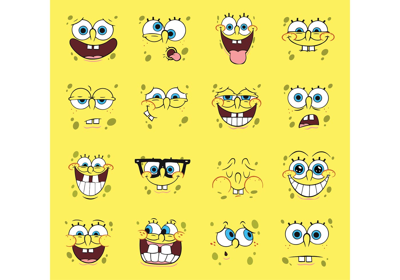 Download Spongebob Vector Cartoons 63391 - Download Free Vectors, Clipart Graphics & Vector Art