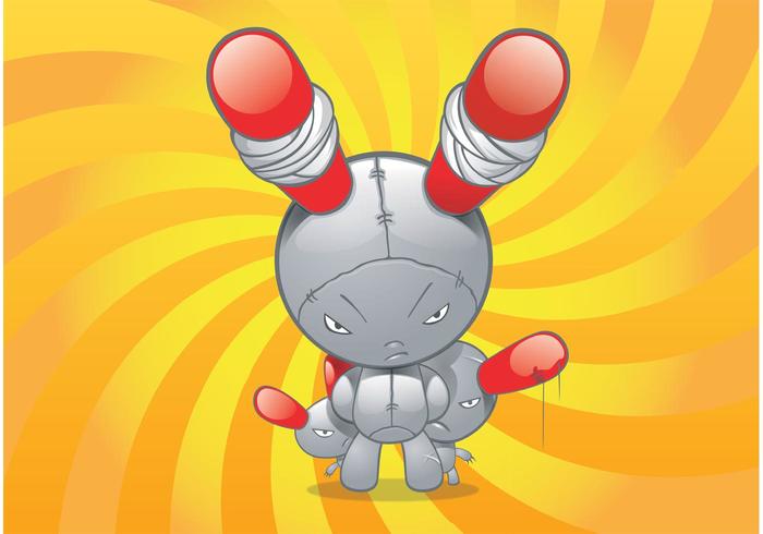 Evil Doll Vector Cartoon Evil Doll Vector Cartoon