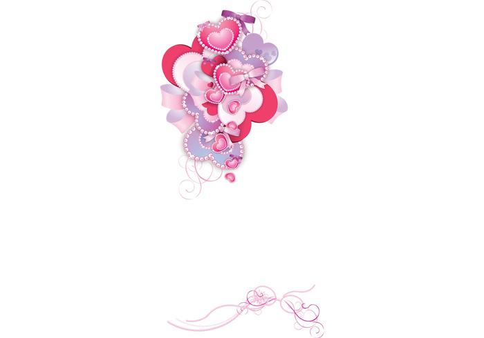Diamond Hearts Vector Diamond Hearts Vector