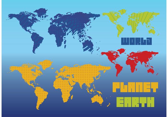 Planet Earth Vector Maps Planet Earth Vector Maps