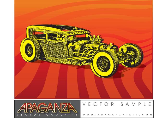 Hotrod Car Vector Hotrod Car Vector