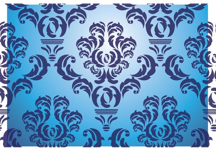 Antique Damask Vector Antique Damask Vector
