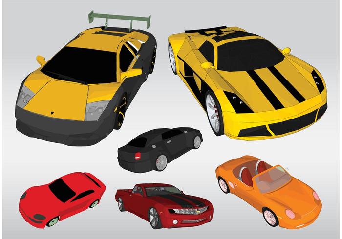 Racing Cars Vectors