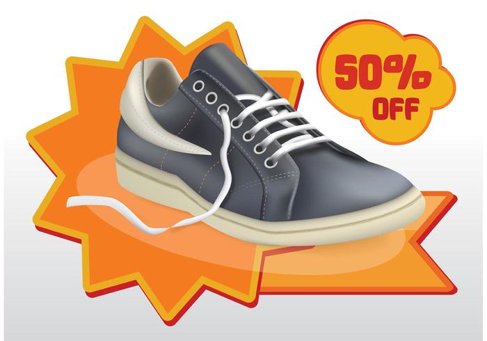 Shoes Sale Vector Shoes Sale Vector