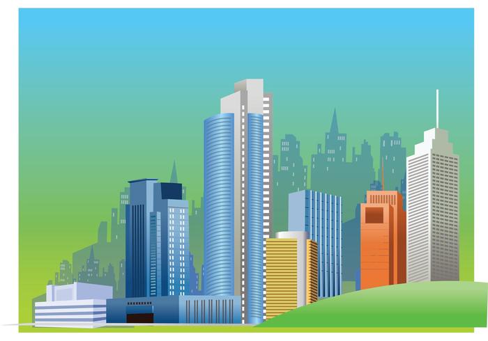 City Skyline Vector Graphics City Skyline Vector Graphics