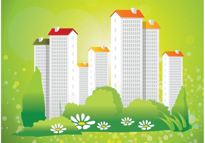 Green City Living Vector Green City Living Vector