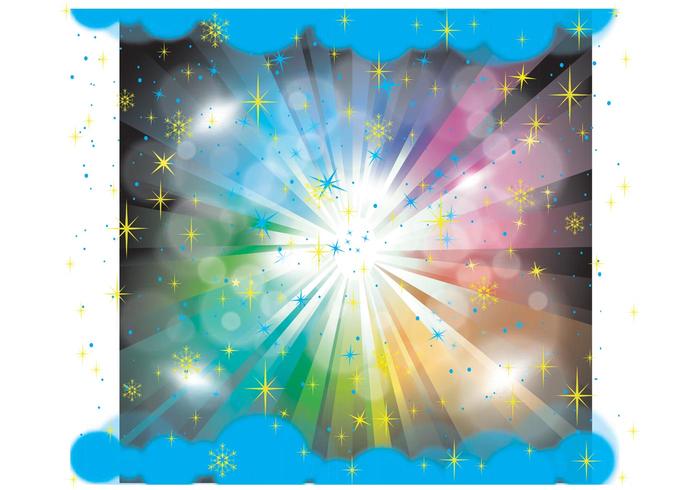 Dark Sky Rainbow Vector Dark Sky Rainbow Vector