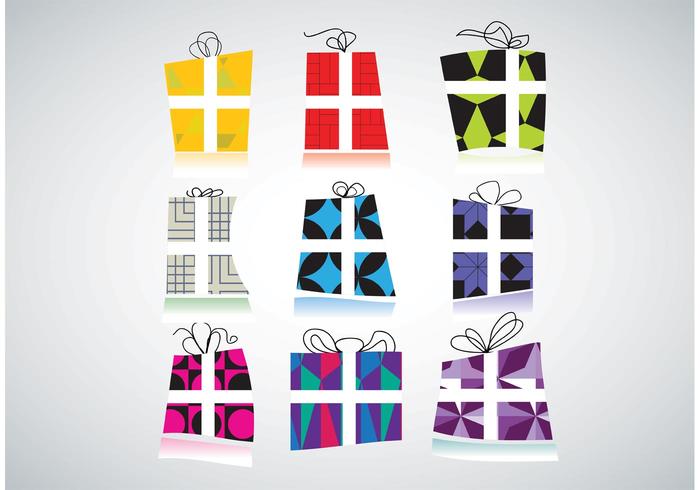 Free Gift Packs Vectors