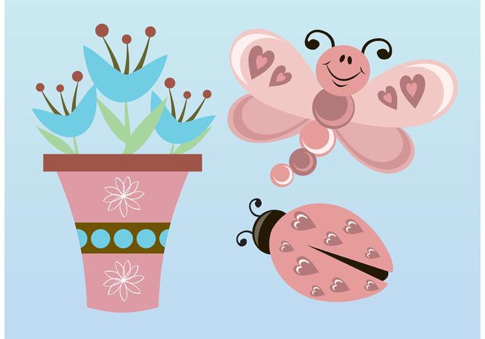 Butterfly Flowers Vector Butterfly Flowers Vector
