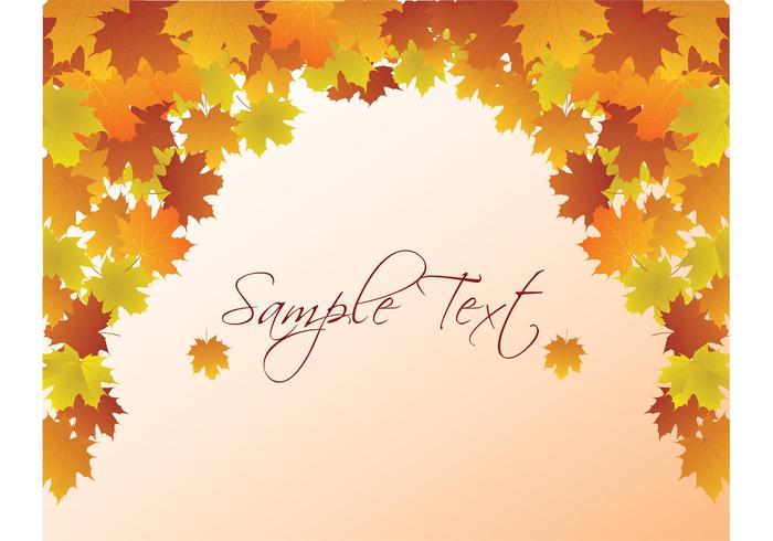 Autumn Vector Background Autumn Vector Background