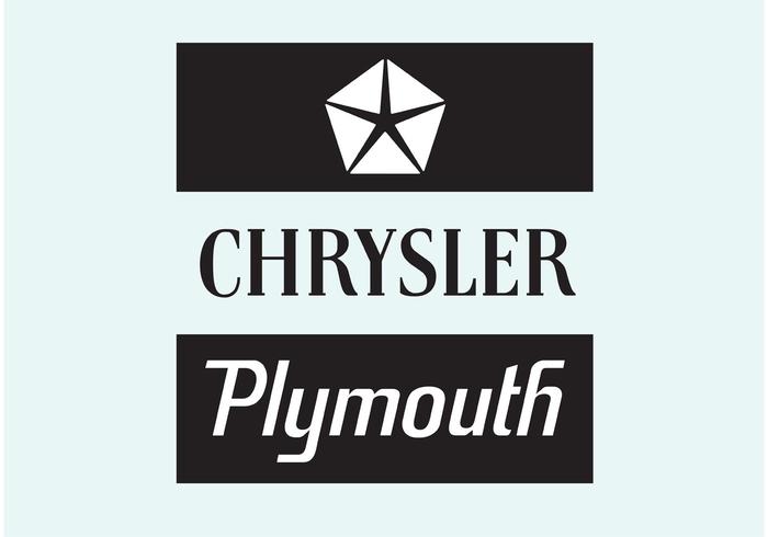 Chrysler plymouth vector