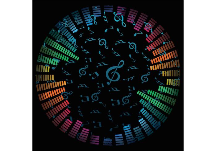 Music Notes Vector Background Music Notes Vector Background
