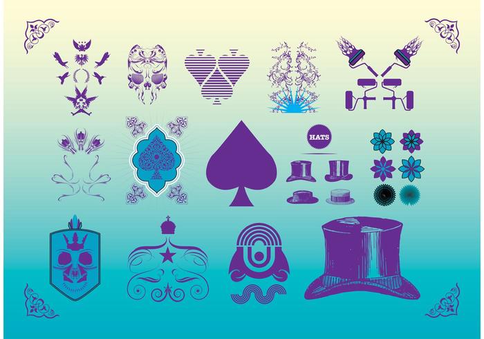 Vector Art Freebies Set Vector Art Freebies Set