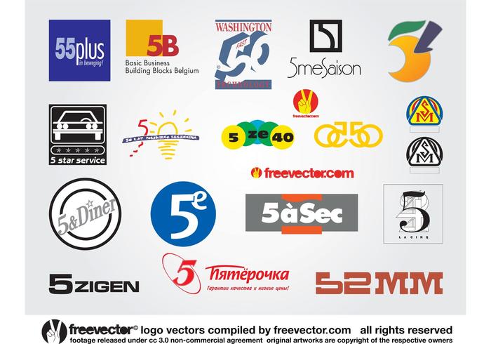 Five Logos vector