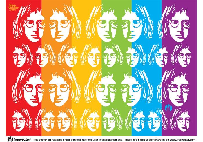 Arte Del Vector De John Lennon