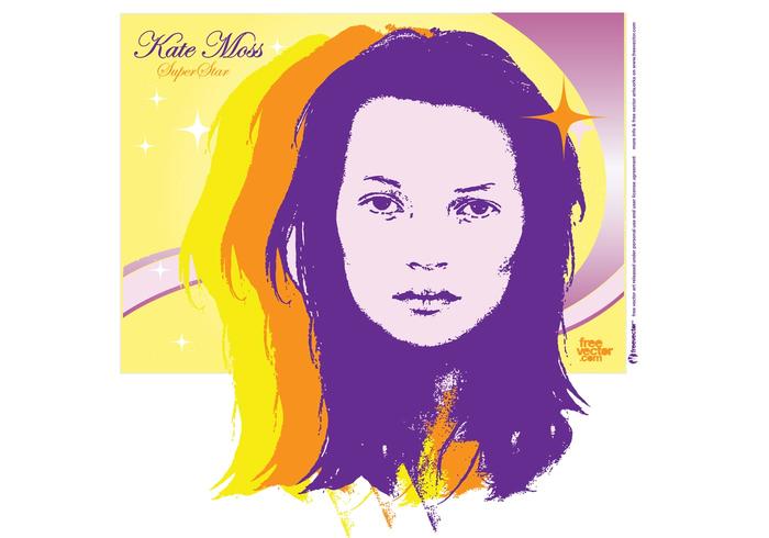 Kate moss vector