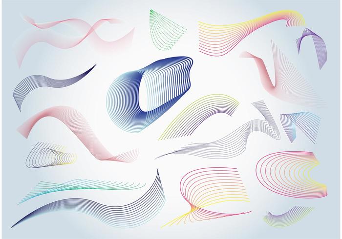 Colorful Vector Spirals Colorful Vector Spirals