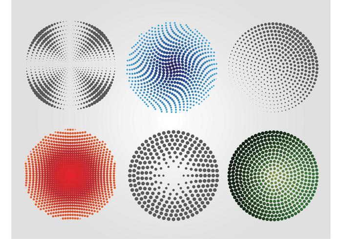 Halftone Circles Halftone Circles