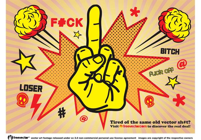 Middle Finger Vector Middle Finger Vector